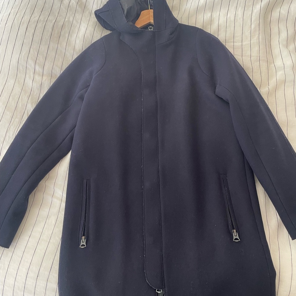 Acne Studios Milton Midnight Blue Wool Coat
